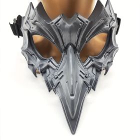 1pc Dragon God Tiger Mask Dress-up Props Horror Halloween New Product Eagle Mouth Mask