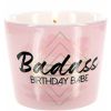 Pavilion Gift Company Badass Soy Wax Candle Scent: Tranquility, 8 oz, Multicolor (12227)